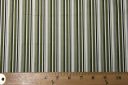 Olive Stripe Cotton Poplin