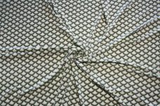 Light Green & Charcoal Grunge Scales Rayon/Spandex Jersey