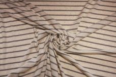 Parchment & Grey Large Pinstripe Knit