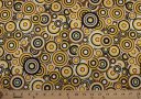 Crazy Retro Circles Stretch Poplin