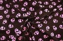 Pink & Brown Kitties Stretch Poplin