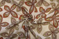 Large Tribal Floral Batiste