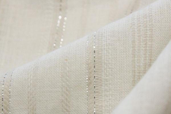 Natural Metallic Stripe Linen 1 Natural Metallic Stripe Linen