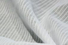 White Dobby Pinstripe Batiste