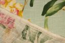 Heavy Jumbo Floral Tropical Floral Linen Tweed