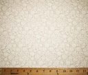 Beige Floral Rayon