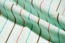 Ice Mint Dobby Stripe Cotton Poplin