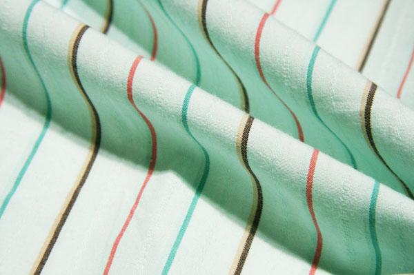 Ice Mint Dobby Stripe Cotton Poplin 1 Ice Mint Dobby Stripe Cotton Poplin