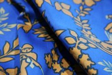 Modern Royal Toile Polished Cotton