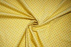 Mini Vintage Floral Poplin - Light Yellow