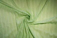 Poly/Cotton Stripe Gauze - Celery