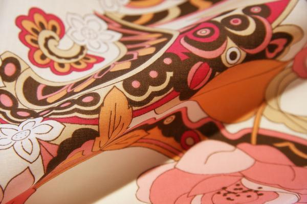 Large Salmon Floral Batiste 1 Large Salmon Floral Batiste