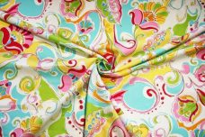 Bright Floral Poplin