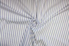 Royal & White Cotton Poplin Stripe