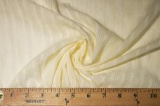 Poly/Cotton Stripe Gauze - Ivory