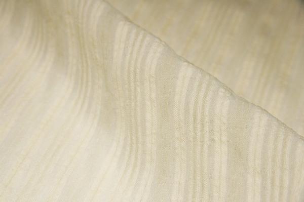 Poly/Cotton Stripe Gauze – Ivory 1 Poly/Cotton Stripe Gauze - Ivory