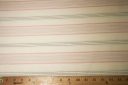 Raspberry & Beige Stripe Silk/Cotton Poplin