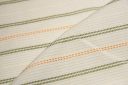 Beige - Olive - Mango Poly/Cotton Stripe