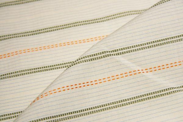Beige – Olive – Mango Poly/Cotton Stripe 1 Beige - Olive - Mango Poly/Cotton Stripe