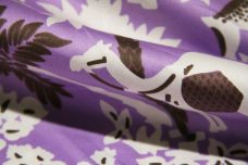 Modern Lavender Toile Polished Cotton