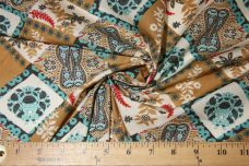 Bohemian Floral Patchwork Batiste