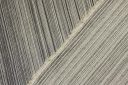Ivory & Navy Barcode Stripe Stretch Denim