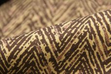Metallic Grungy Herringbone Stretch Denim