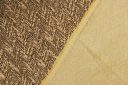 Metallic Grungy Herringbone Stretch Denim