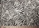 Zebra Chiffon - Black