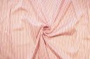 Pink & Geranium Stripe Stretch Poplin