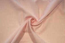 Mini Oxford Stripe Poly/Cotton - Light Pink