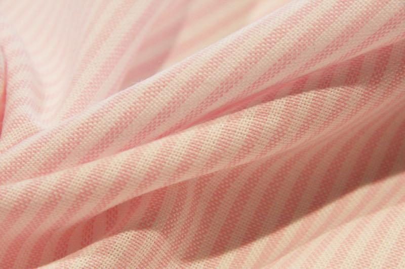 Mini Oxford Stripe Poly/Cotton – Light Pink 1 Mini Oxford Stripe Poly/Cotton - Light Pink