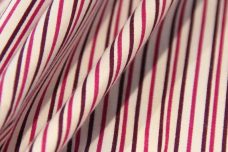 Sangria Stripe Polished Poplin