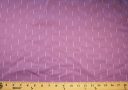 Orchid Dashed Pinstripe Polished Cotton Stretch Twill