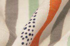 Sprinkle Stripe Cotton Double Gauze