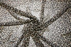 Small Cheetah Chiffon - Taupe