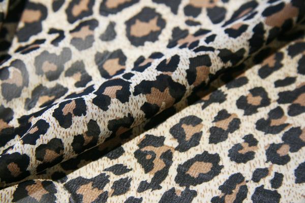 Small Cheetah Chiffon – Taupe 1 Small Cheetah Chiffon - Taupe