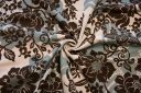 Dusty Robin's Egg Floral Lightweight Twill