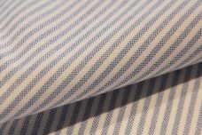 Mini Oxford Stripe Cotton - Royal