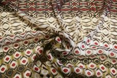 Ethnic Abstract Snake Skin Chiffon