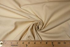 Butter & Gold Cotton Twill Stripe