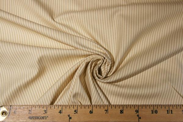 Butter & Gold Cotton Twill Stripe 1 Butter & Gold Cotton Twill Stripe