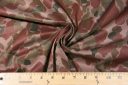 Mauve Camo Cotton Stretch Twill