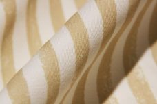 White & Straw Grunge Stripe Twill