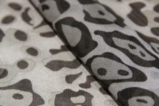 Cheetah Chiffon - Silver