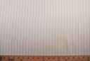 White & Brown Pinstripe Ticking Twill