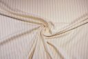 White & Brown Pinstripe Ticking Twill