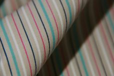 Small Multi Stripe Stretch Twill