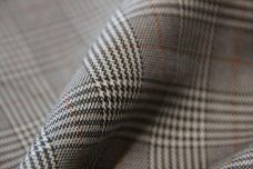 Glen Check Stretch Twill