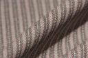 Grey Stripe Stretch Denim